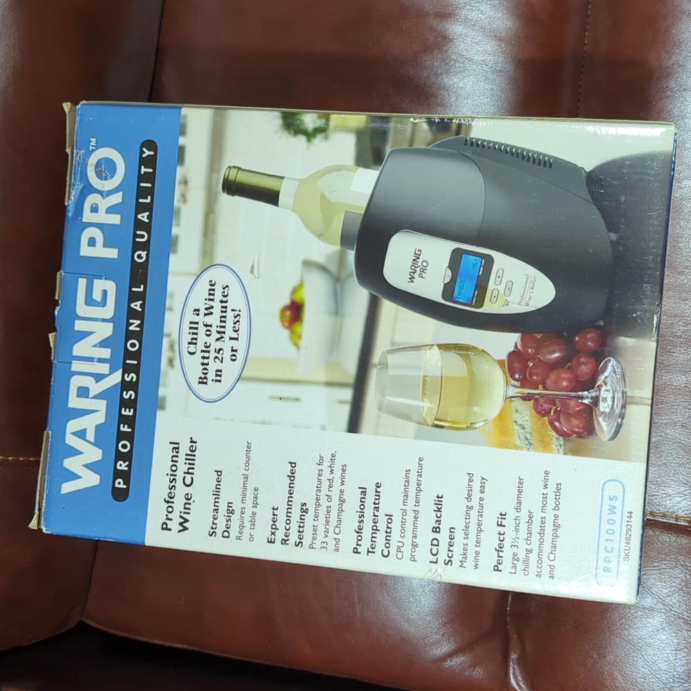 BRAND NEW Waring Pro Professional Wine Chiller